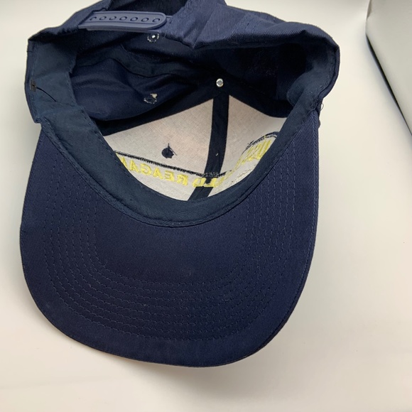 Vintage U.S. Navy USS Ronald Reagan CVN-76 Embroidered Snapback Hat - Picture 9 of 10